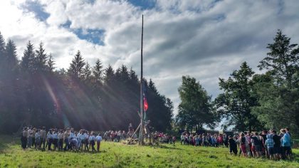 Un camp au Domaine de La Planche