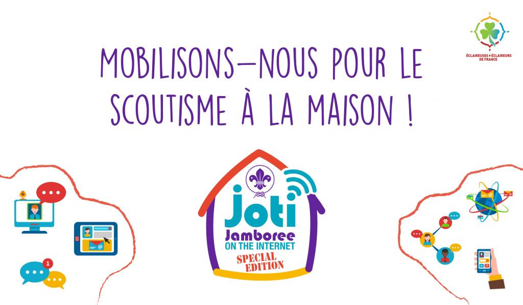 Le scoutisme à la maison – édition spéciale du JOTI